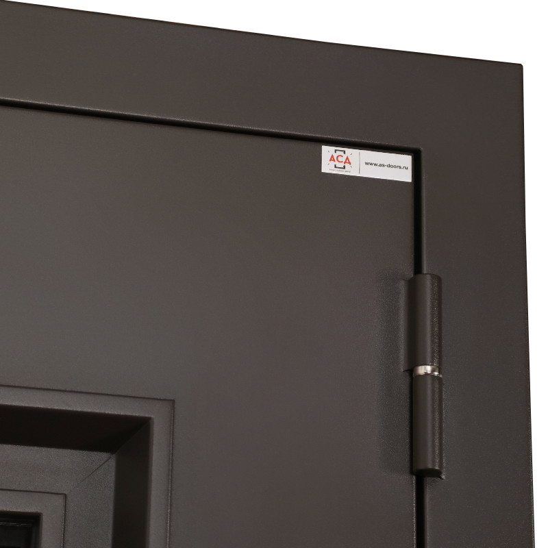 Стальная дверь Терморазрыв 3К «Поларис» с окном и лазерной резкой