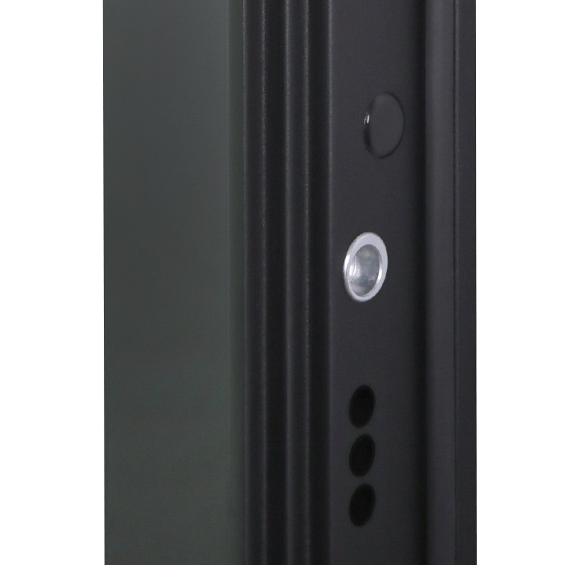 Стальная дверь «Санторини» с зеркалом (биометрический замок Smart lock DZ 888)