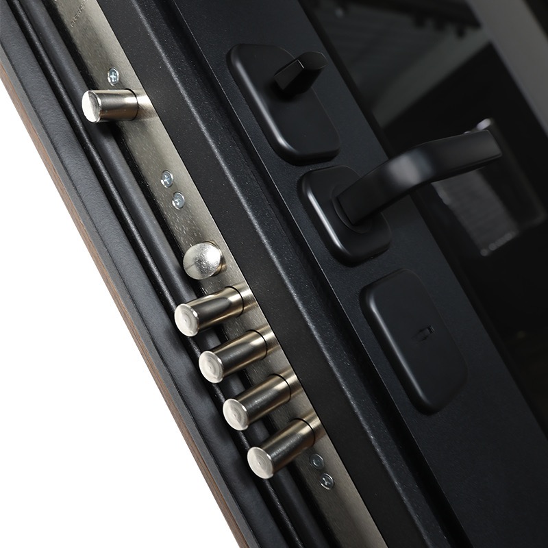 Стальная дверь «Сенатор» с зеркалом