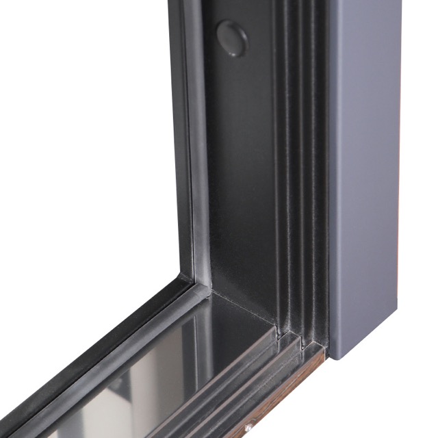 Стальная дверь «Вертикаль» с зеркалом