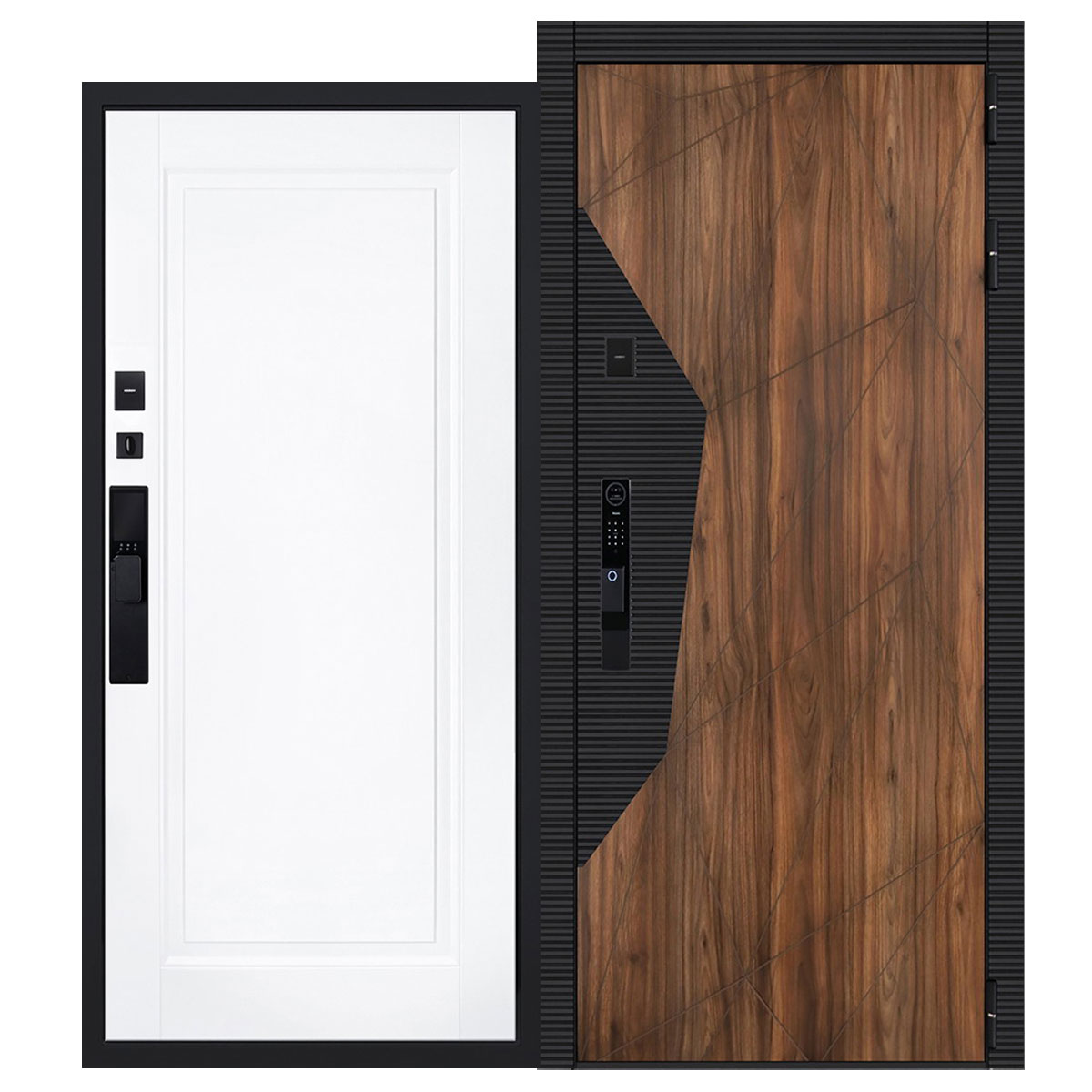 Стальная дверь «Сапсан» (биометрический замок Smart lock Y12)