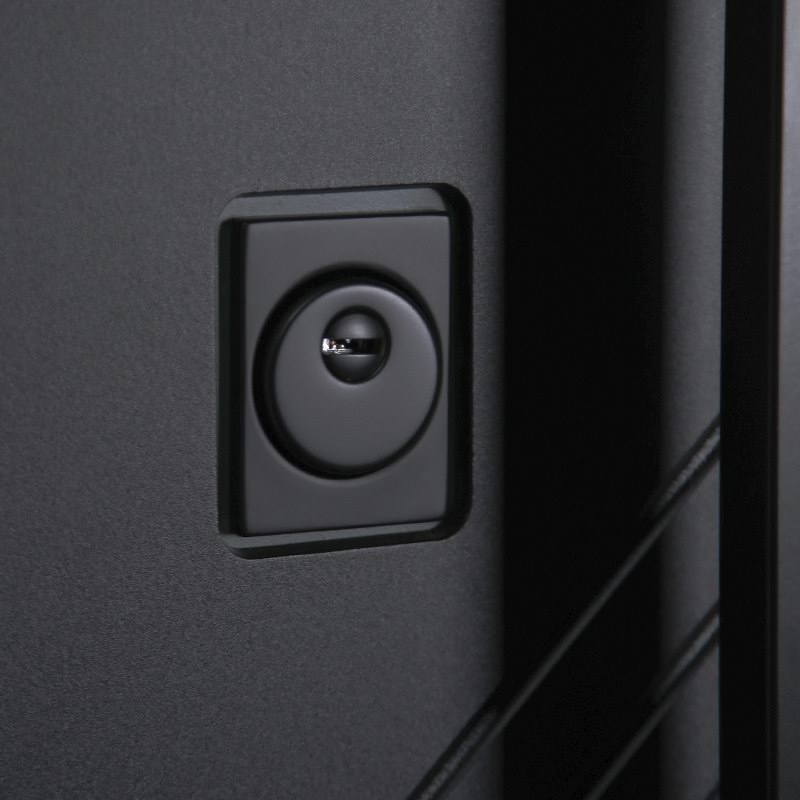 Стальная дверь «Альфа» с зеркалом