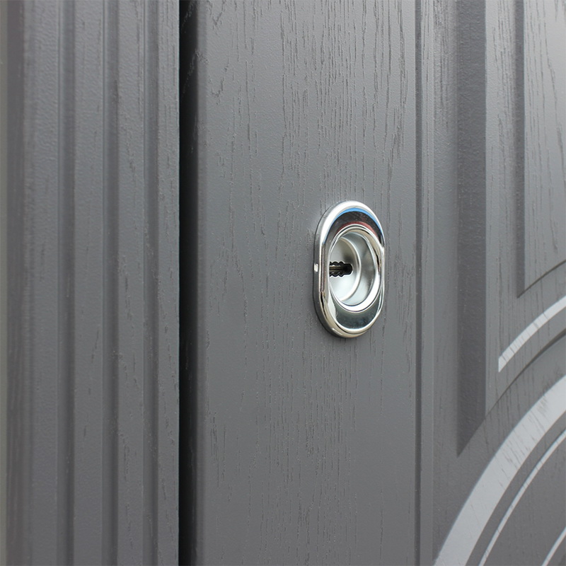 Стальная дверь «Мира» с декоративной капителью