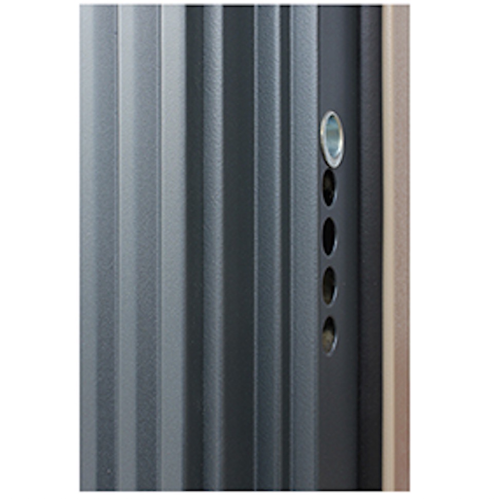 Стальная дверь 3К «Сапфир с окном и ковкой»