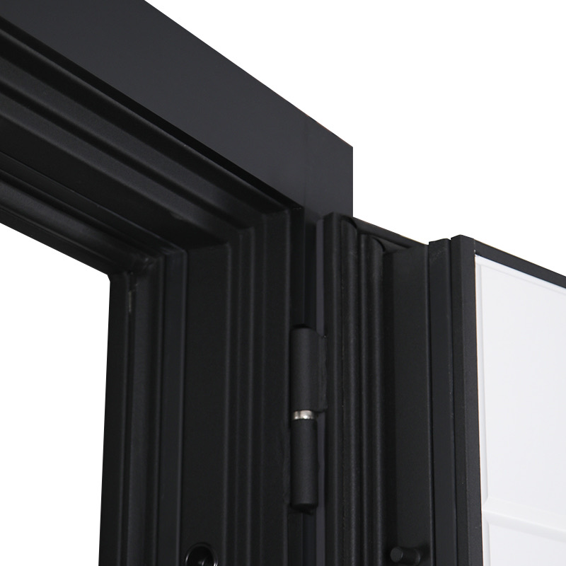 Стальная дверь Терморазрыв 3К «Снегирь с окном»