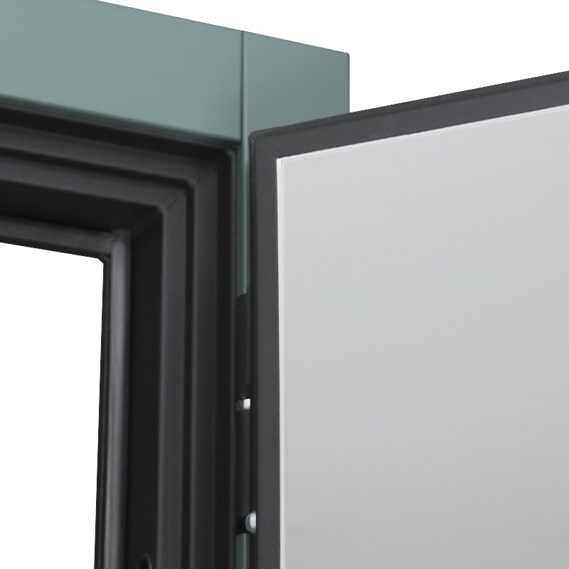 Стальная дверь «Зетта» с зеркалом